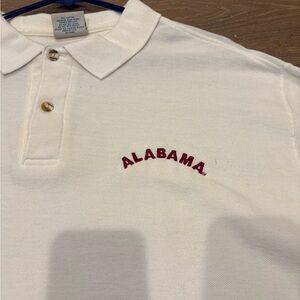 White Alabama Polo Shirt